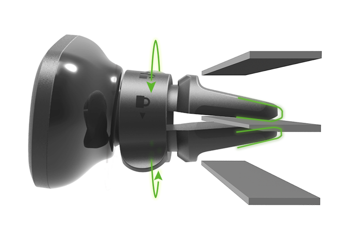  iTap 2 Soporte magnético para teléfono para la rejilla del parabrisas