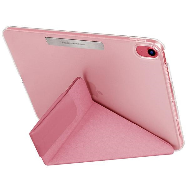 UNIQ case Camden iPad 10th gen (2022) pink/rouge pink Antimicrobial