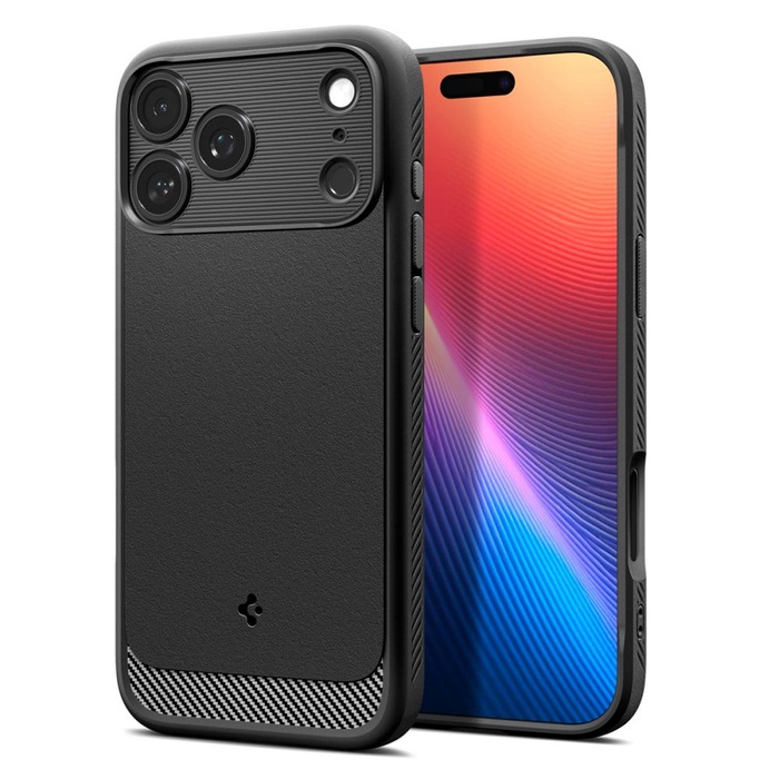 Case Spigen IPhone 17 PRO Rugged Armor Mag MagSafe MATTE BLACK