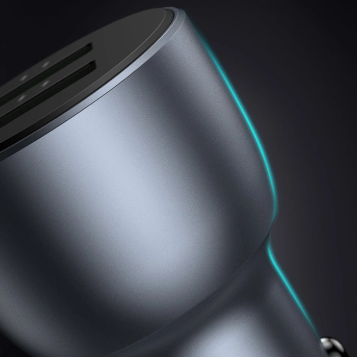 Ugreen fast charger car 2x USB 36W Quick Charge SCP FCP AFC grey (CD213 10144)