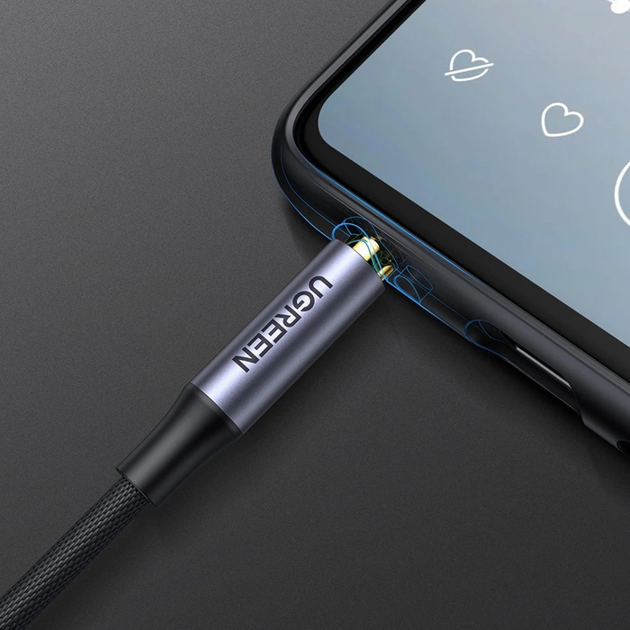 Ugreen -Kabel AUX-Miniklinke 3,5-mm-Kabel (männlich) - 3,5-mm-Miniklinke (männlich) 2 m schwarz (AV183)