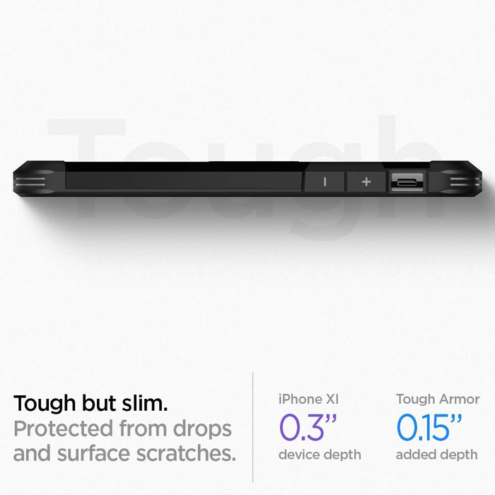 Pouzdro SPIGEN Tough Armor Apple Iphone 11 Black Black Case