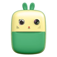 Mini Thermal Printer for Kids with Camera and Camcorder - Green