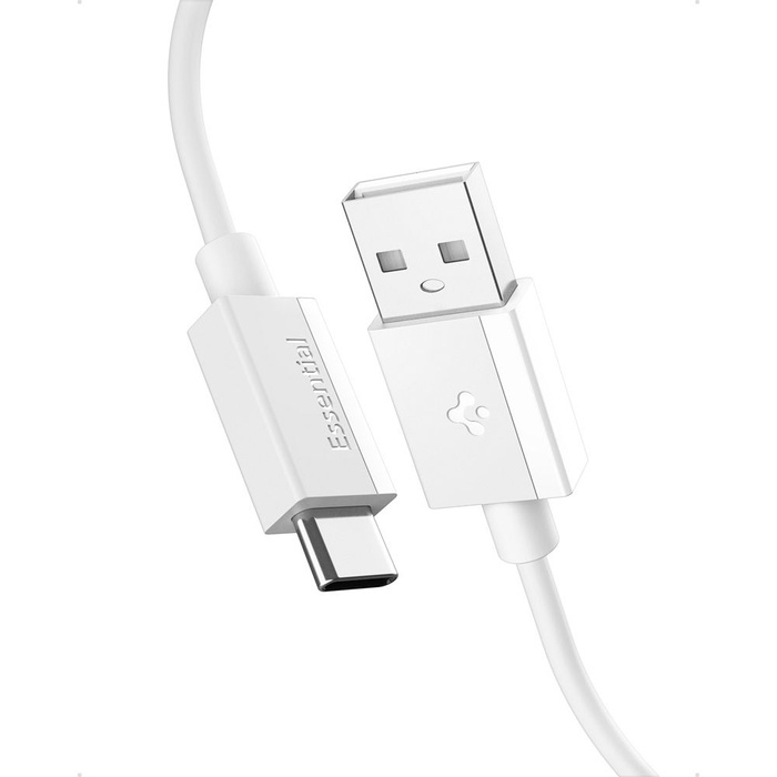 Spigen EB6020AC ESSENTIAL TYP-C KABEL 60W 200CM WEISS