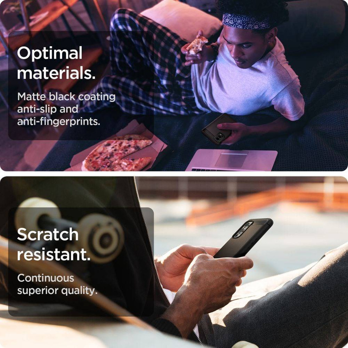 Puzdro SPIGEN Nord 2 5G Rugged Armor MATTE Black