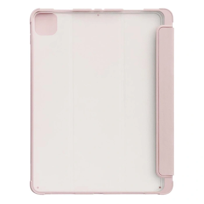 Stand Tablet Case etui Smart Cover pokrowiec na iPad 10.2'' 2021 z funkcja podstawki różowy