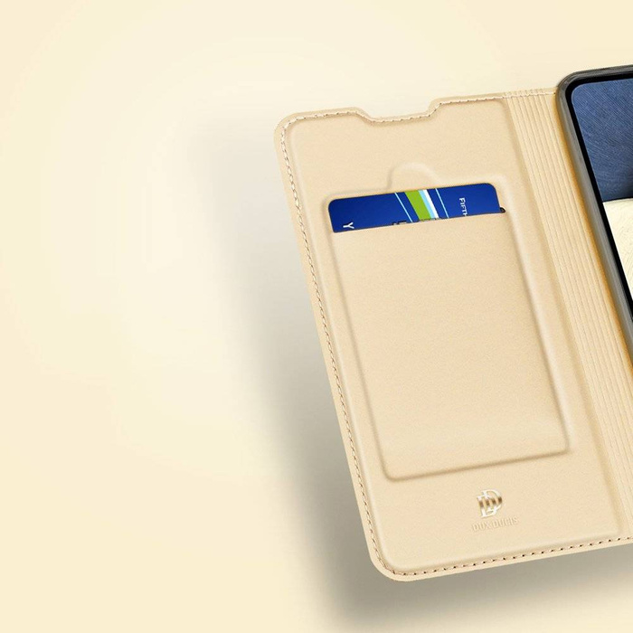 DUX DUCIS Skin Pro puzdro s flipovým krytom Samsung Galaxy A02s EU čierne