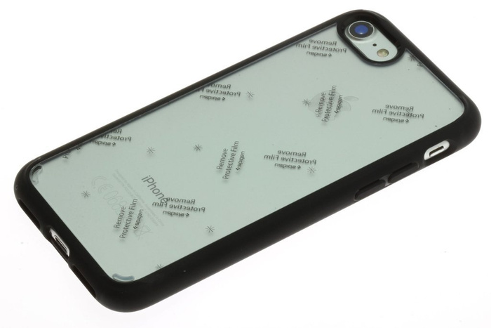    7 8 SE 2020 Ultra Hybrid Black Case  + 3MK Flexible Glass Lite