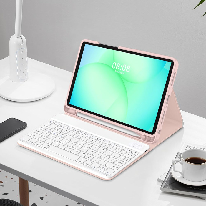 TECH-PROTECT SC PEN + KEYBOARD GALAXY TAB A9+ / A11+ PLUS 11.0 X210 / X215 / X216 / X230 / X235 / X236 PINK