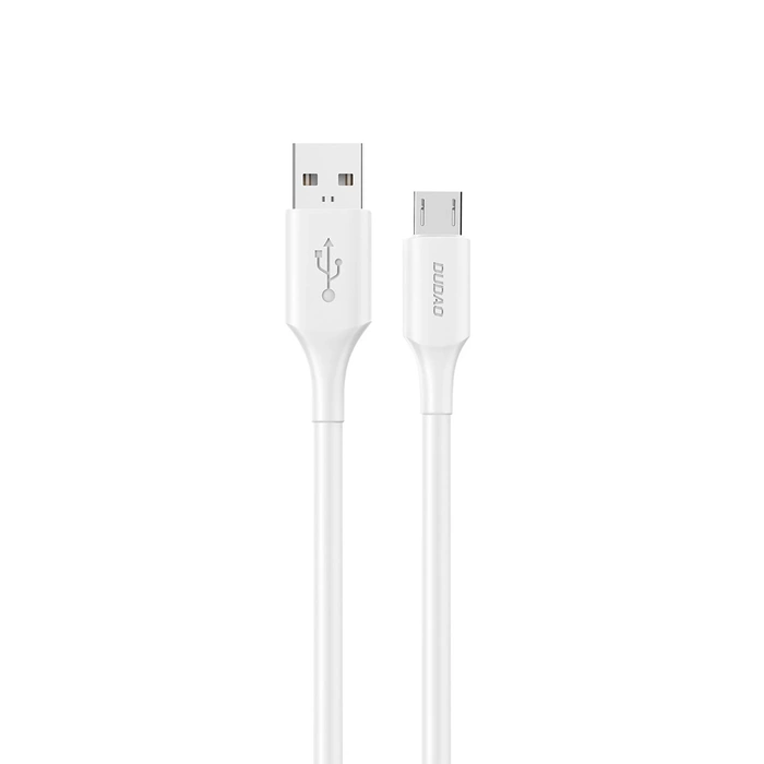 Dudao L2SM USB-A / Micro-USB 6A-Kabel 1,2 m - Weiß