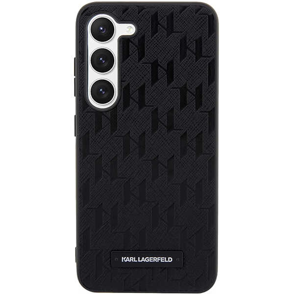 Coque Karl Lagerfeld KLHCS23MSAKLHPK S23 Plus S916 hardcase noir/noir Saffiano Mono Metal Logo Case