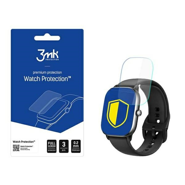 3mk Screen Protector ARC Amazfit GTS 4 Mini Watch Fullscreen Screen Protector