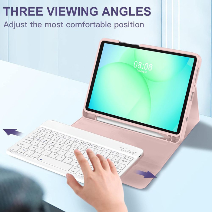 TECH-PROTECT SC PEN + KEYBOARD GALAXY TAB A9 / A11 8.7 X110 / X115 / X133 / X135 PINK