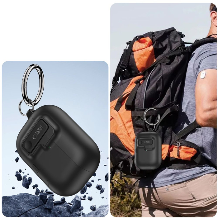 TECH-PROTECT SLIM HOOK APPLE AIRPODS PRO 3 BLACK