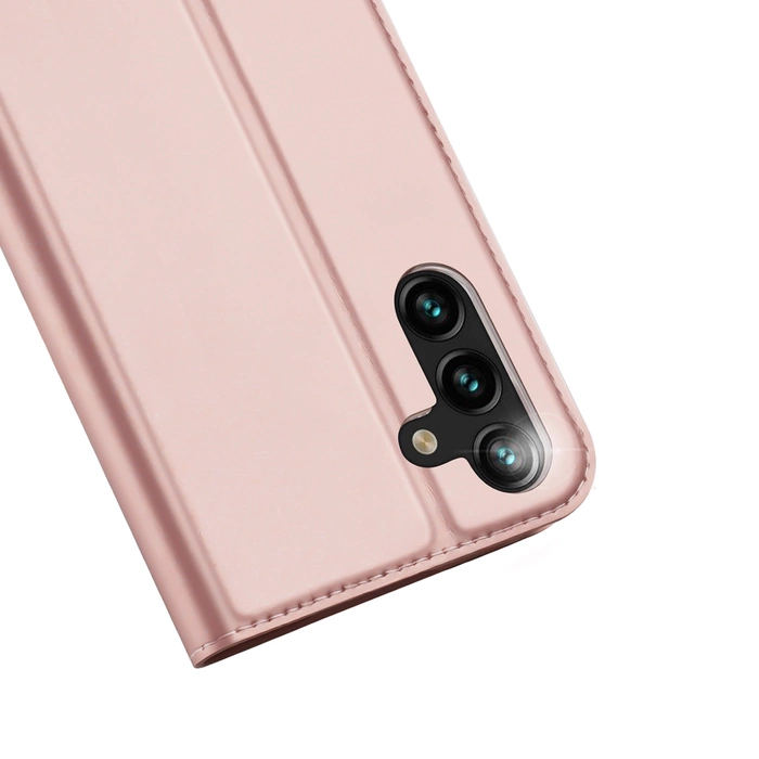 [RETURNED ITEM] Dux Ducis Skin Pro Case for Samsung Galaxy A14 4G / 5G Flip Cover Card Wallet Stand Pink