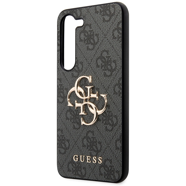 Case Guess GUHCS23S4GMGGR S23 S911 grey/grey hardcase 4G Big Metal Logo Case