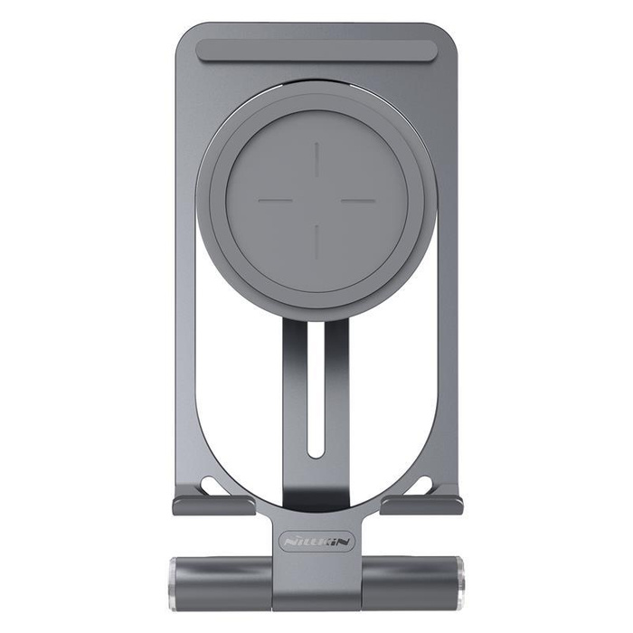 Wireless charger Nillkin PowerHold Mini Qi with stand (grey)