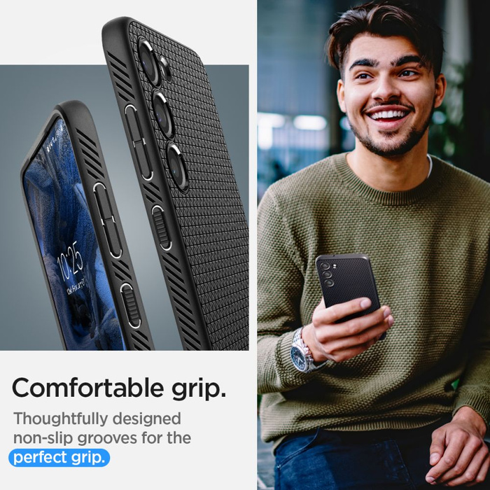 Case Spigen Liquid Air GALAXY S23 MATTE BLACK