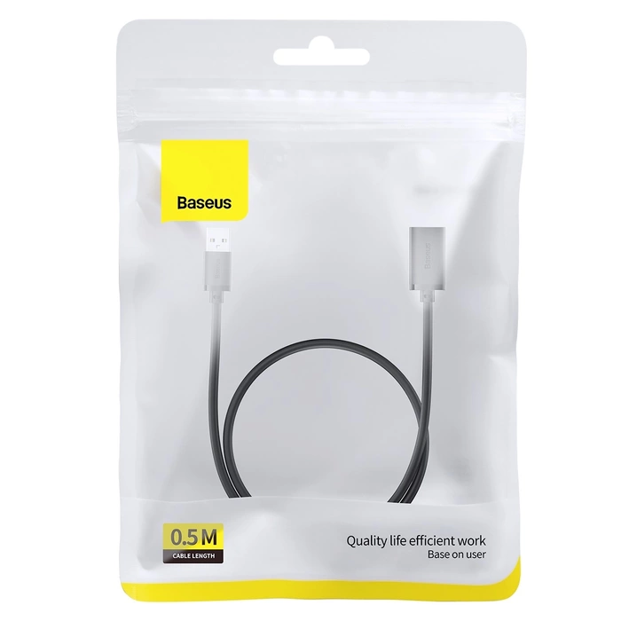 [RETURNED ITEM] USB 3.0 extension cable 0.5m Baseus AirJoy Series - black