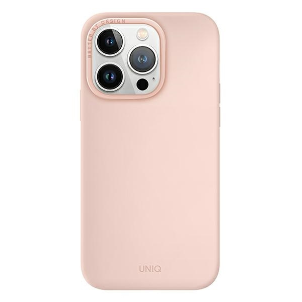 UNIQ hülle Lino Hue iPhone 14 Pro 6.1" MagKlick Aufladen rosa/rosa