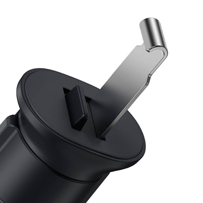 Baseus Metal Age II gravity car phone holder on the ventilation grille black (SUJS000001)