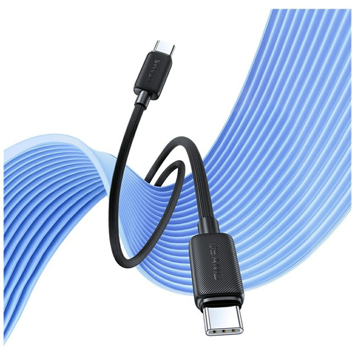 Kabel USAMS KY Series US-SJ691 60W USB-C do USB-C 1m czarny