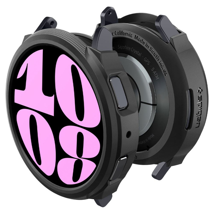 Hülle Spigen Liquid Air Samsung Galaxy Watch 6 (40 MM) MATTE Schwarz Case