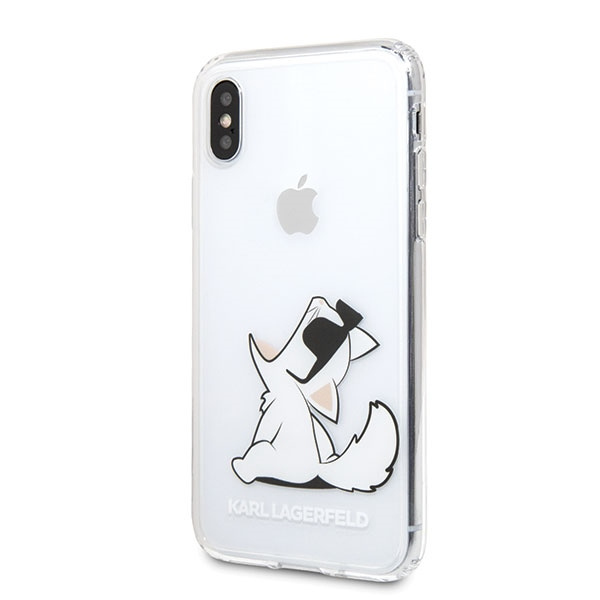 Cover KARL LAGERFELD Apple iPhone X XS Choupette Fun Clear Case