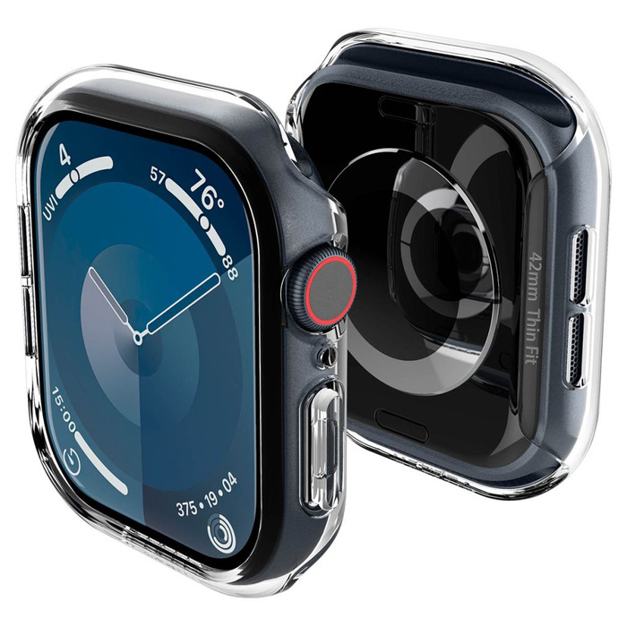 Coque Spigen Thin Fit Apple Watch 10 (42 MM) TRANSPARENT