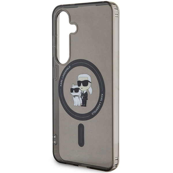 Etui Karl Lagerfeld KLHMS24SHGKCNOK S24 S921 czarny/black hardcase IML Karl&Choupette MagSafe Case