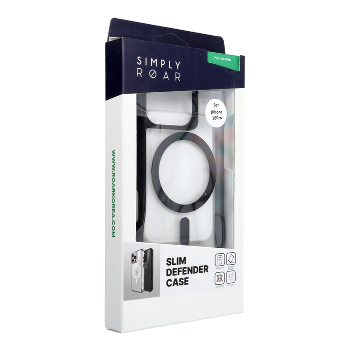 ROAR futerał SLIM DEFENDER kompatybilny z MagSafe do IPHONE 16 Pro czarny