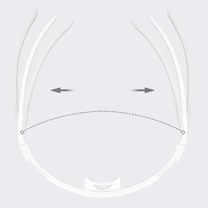 Rockbros Photochromic Cycling Glasses with UV Protection and Corrective Insert - White