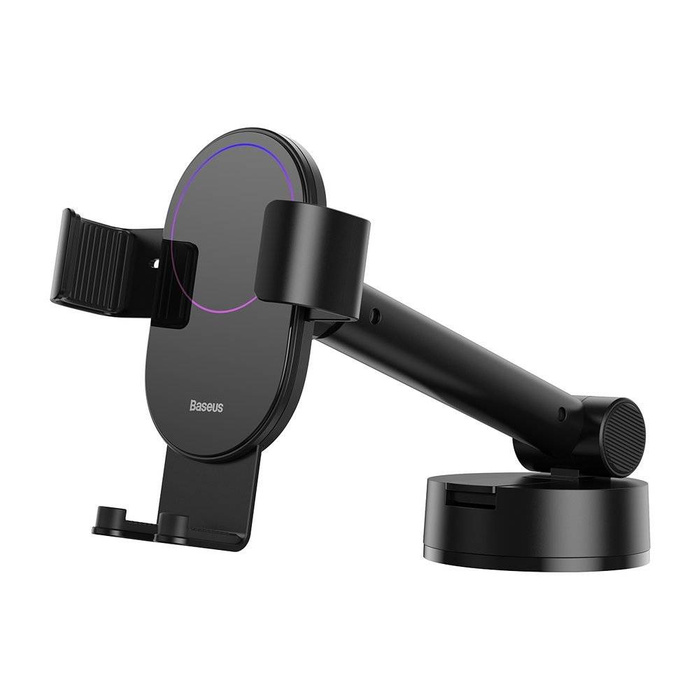 Baseus Gravity Car Mount Dashboard Windshield Phone Bracket Holder black (SUYL-JY01)