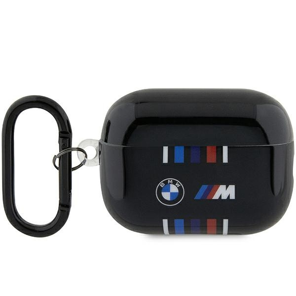 BMW BMAP222SWTK Housse AirPods Pro 2nd gen noir/noir Lignes multicolores