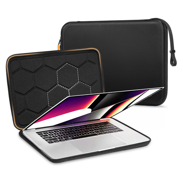 TECH-PROTECT HARDPOUCH LAPTOP 15-16 BLACK/ORANGE