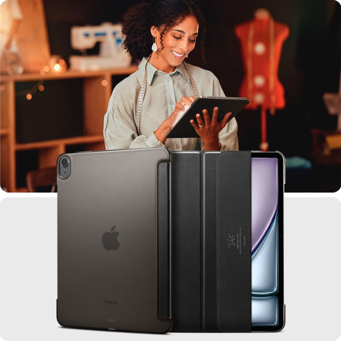 Spigen IPad SMART FOLD AIR 13 2024 SCHWARZ