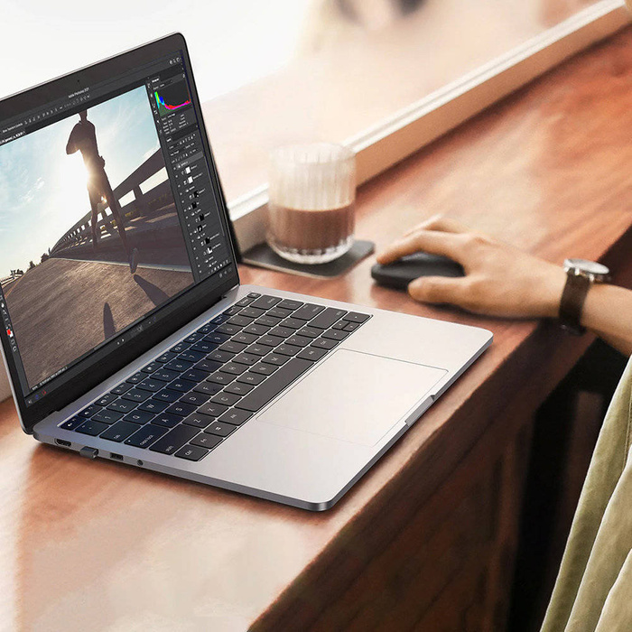 Ugreen šikovná bezdrátová USB myš černá (mu001)