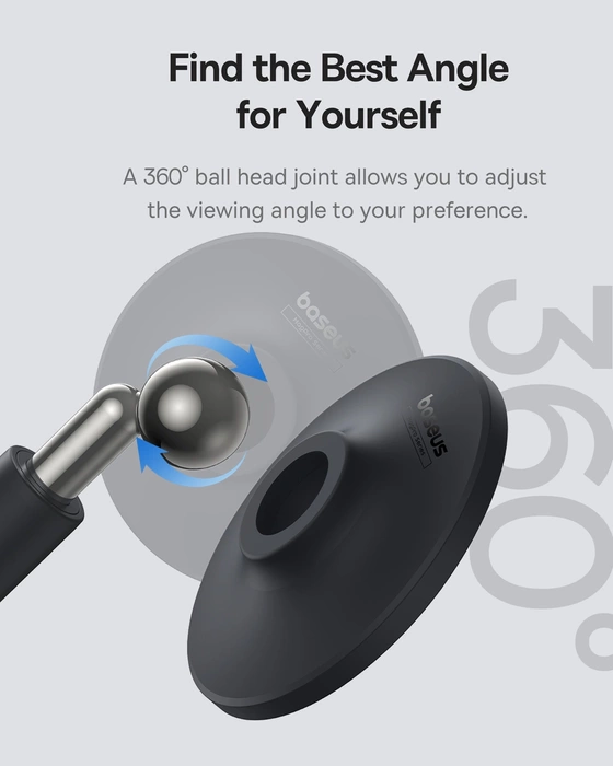 Magnetic Desktop Phone Stand Baseus MagPro (black)