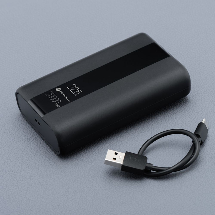 Powerbank Forcell F-Energy Energo P20K2 QC3.0 PD 3A 22,5W 20000 mAh czarny 0INT