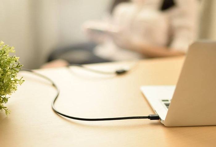 Ugreen kabelový adaptér USB (samice) - USB (samec) 2m černý (10316)