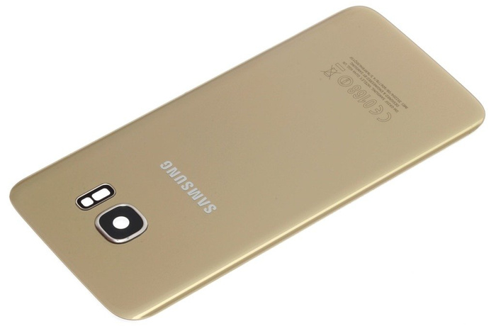 SAMSUNG Galaxy S7 Edge Puerta de la batería genuina grado B ORO