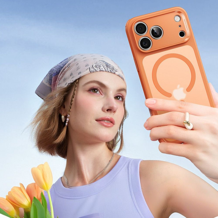 ESR CLASSIC HYBRID MagSafe IPhone 17 PRO FROSTED ORANGE