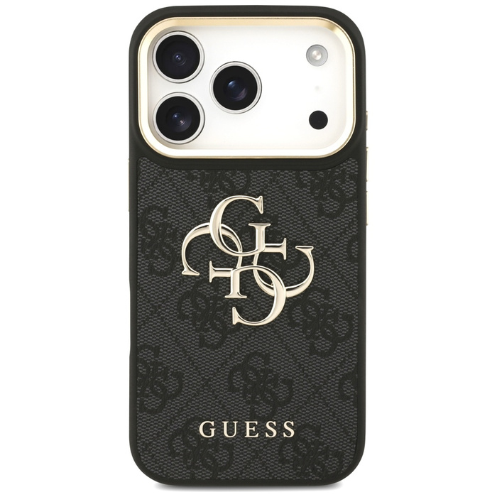 Etui Guess 4G Big 4G Classic Logo Big    Strap Metal Buttons do iPhone 17 Pro czarny