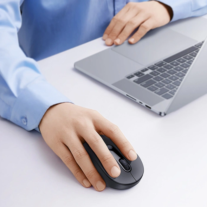 Mysz bezprzewodowa Baseus F02 ergonomiczna Bluetooth - czarna