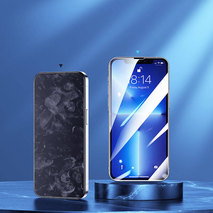 Verre trempé plein écran Joyroom Knight 2,5D FS TG pour iPhone 14 Pro Max (JR-DH04)