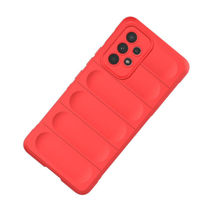 Etui Magic Shield Case pour Samsung Galaxy A53 5G Housse Blindée Flexible Rouge