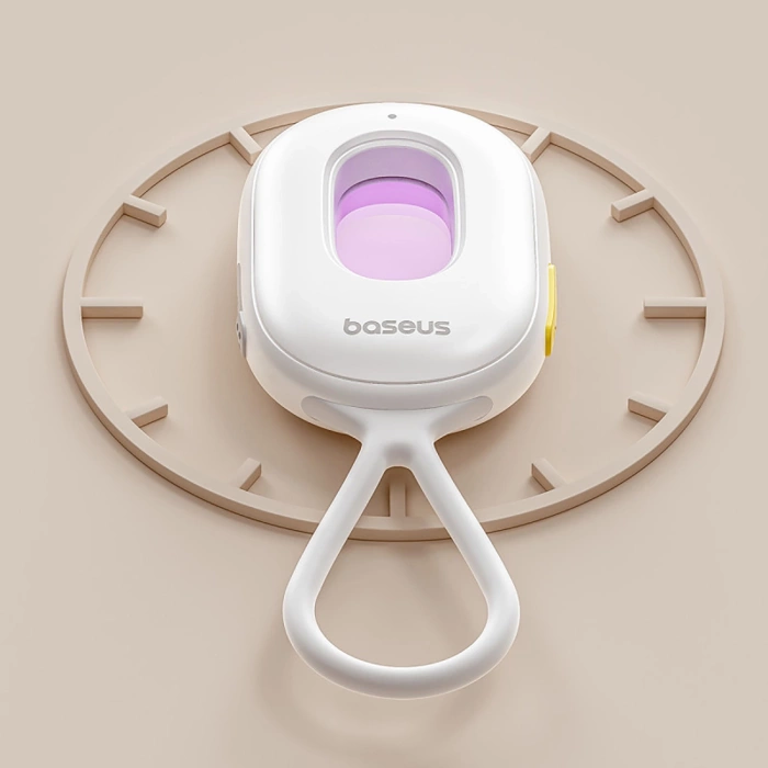 Baseus Heyo Series II Hidden Camera Detector with Alarm and Mini Flashlight + Baseus Simple USB-A - USB-C Cable - White