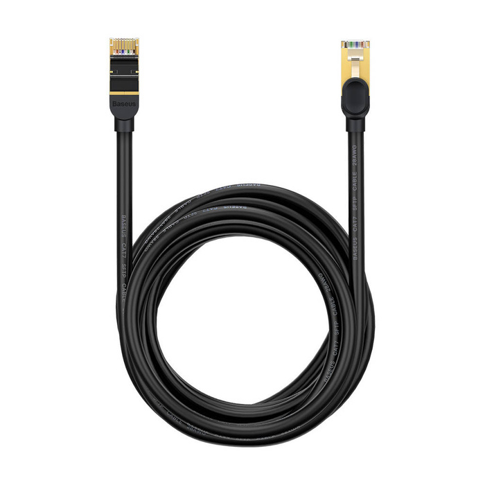 Câble réseau RJ45 haut Baseus Speed Seven 10Gbps 15m noir (WKJS010801)