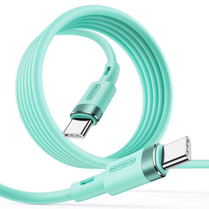 Joyroom kabel kabel USB typu C - USB typu C PD 60W 1,2m zelený (S-1230N9)