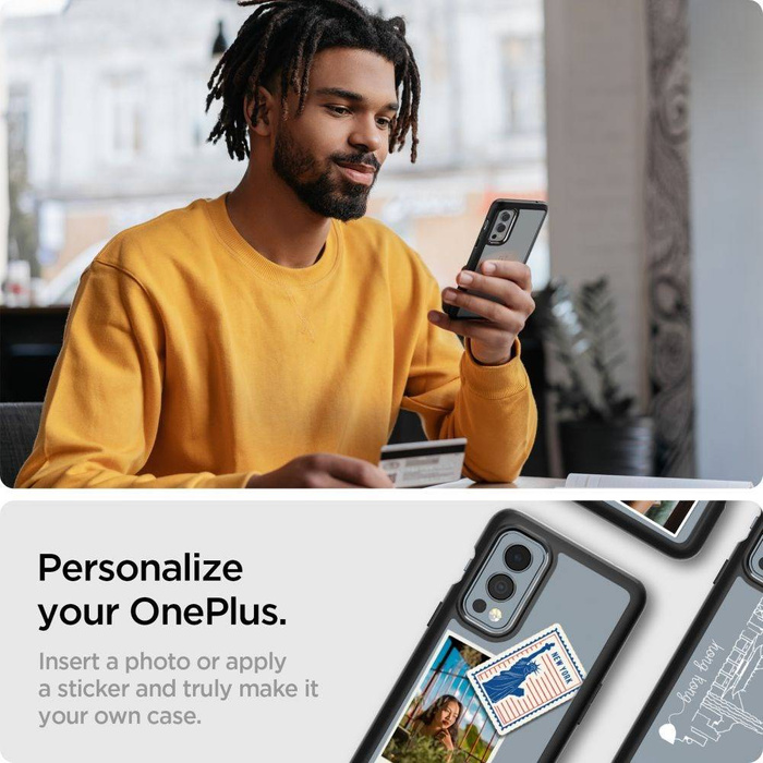 Cover SPIGEN OnePlus Nord 2 5G Ultra Hybrid Matte Black Case